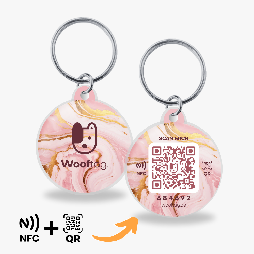 Wooftag - Rose Marble