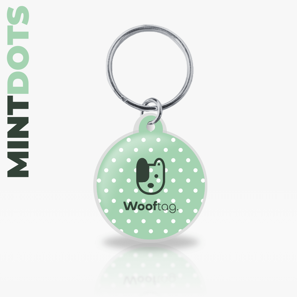 Wooftag - Mint Dot - Wooftag