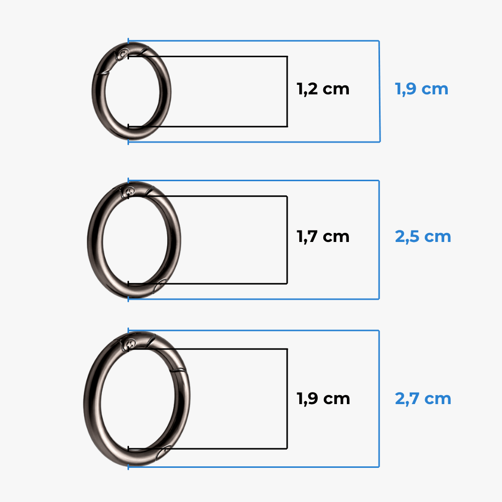 Wooftag SnapHook® Premium Ringe | 3er Set - Wooftag